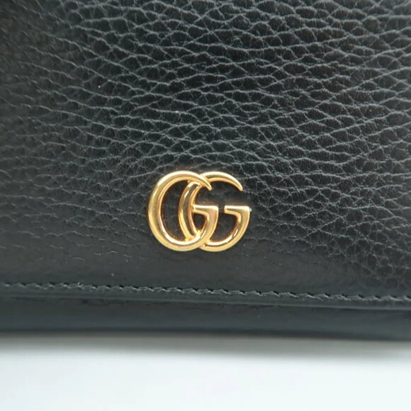 100% Authentic GUCCI Black Leather Wallet - Picture 9 of 12